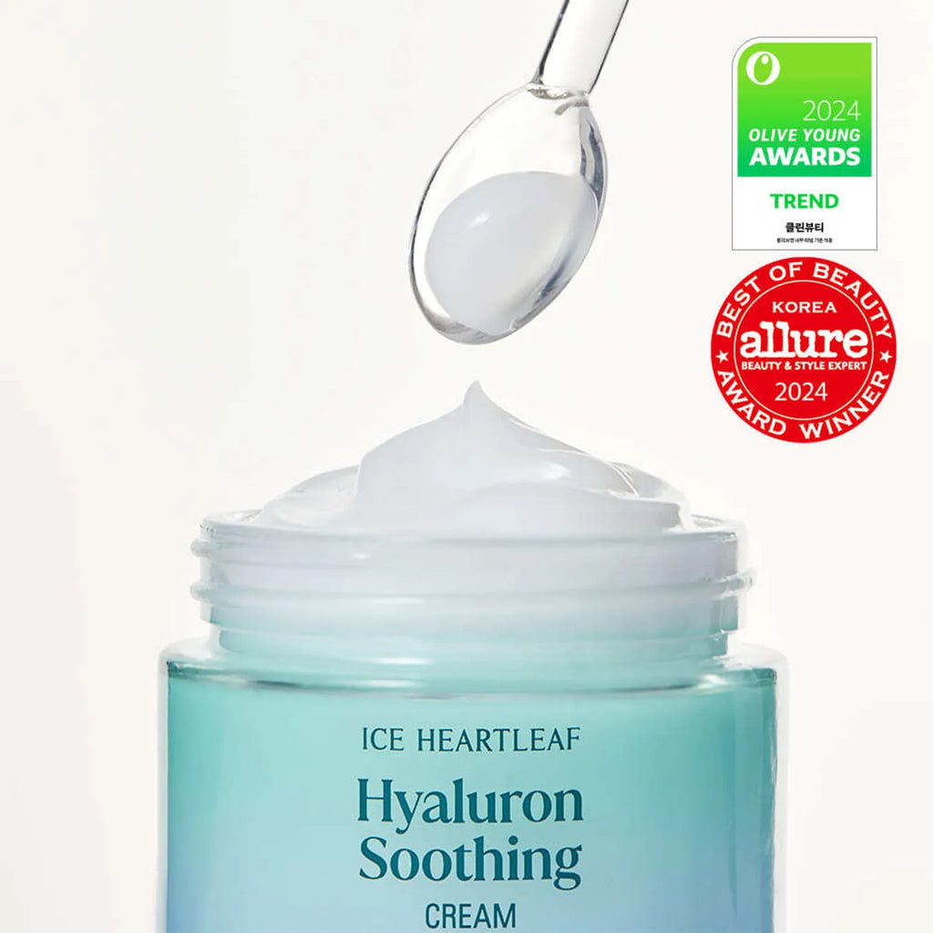 goodal Ice Heartleaf Hyalron Soothing Cream 75ml Refill Set (+Soothing Cream 75ml)