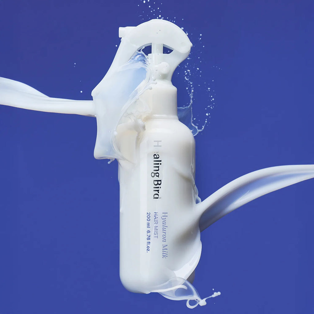 [HOLIDAY EDITION] Healingbird Hyaluron Milk Hair Mist 200ml Set (+Milk Mist 31ml, Sticker, Keycap Keyring)