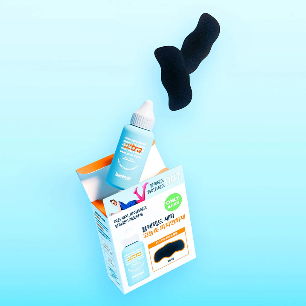 laundryou Clean Pore Liquid Ultra 50g Set (+Cotton Pads 15ea)