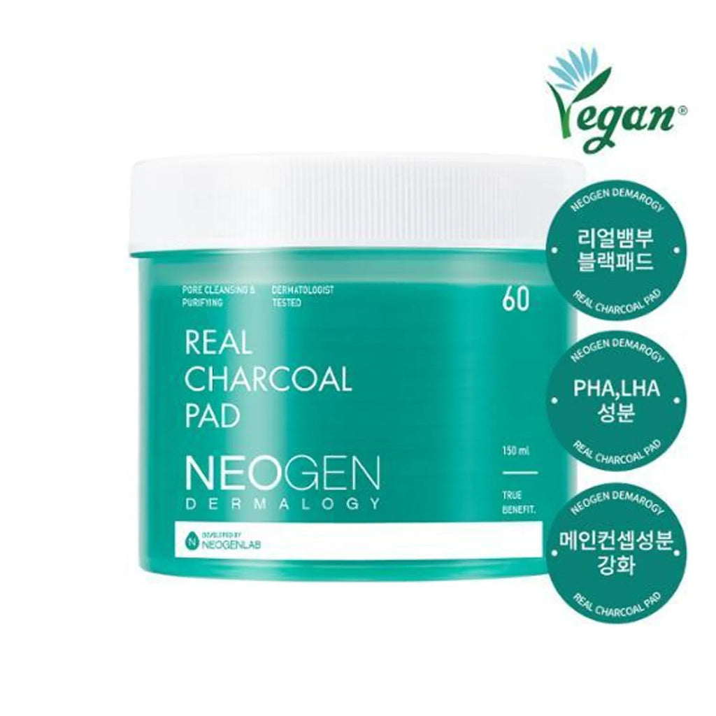 Neogen Dermalogy Real Charcoal Pad 60 Sheets