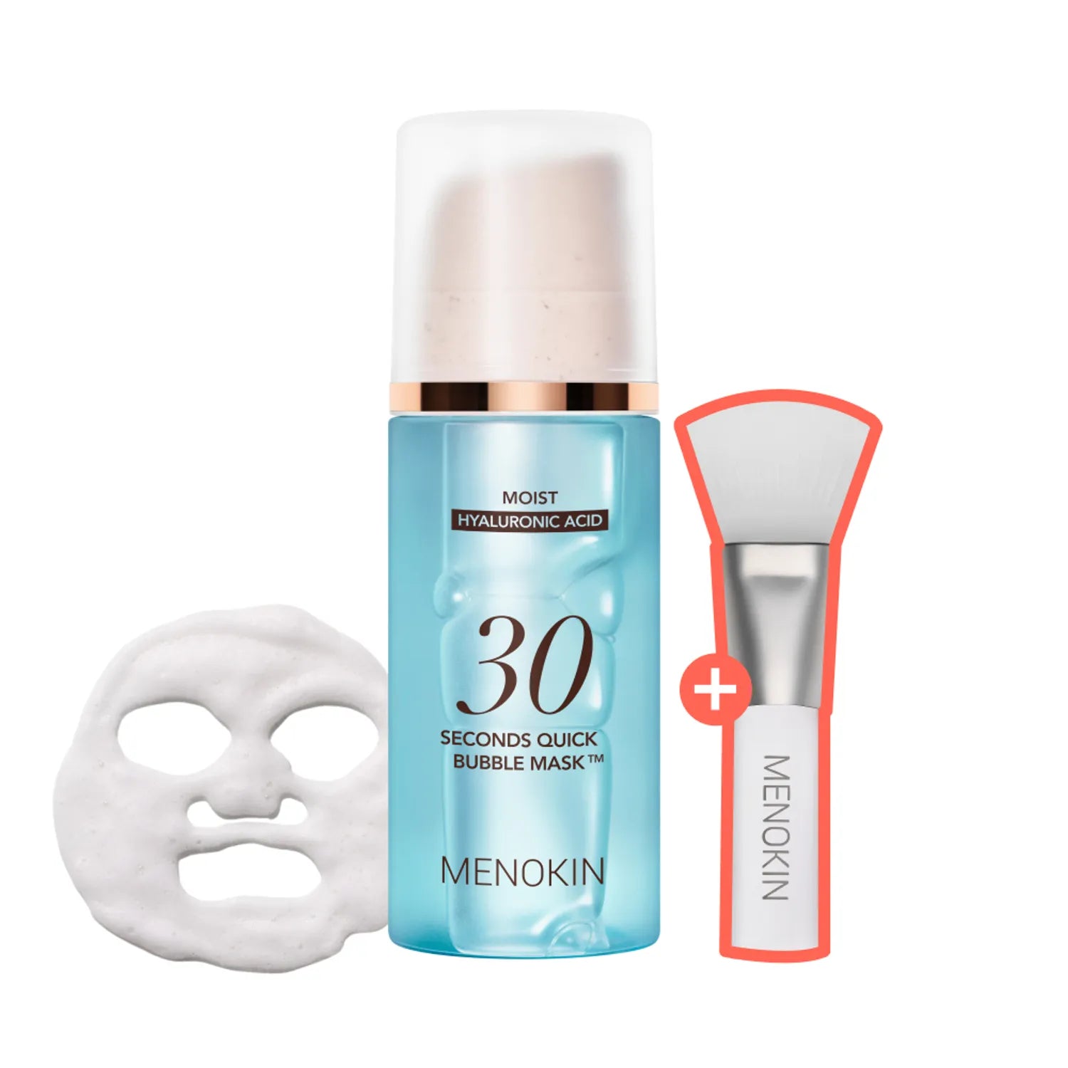 MENOKIN 30 Seconds Quick Bubble Mask Set