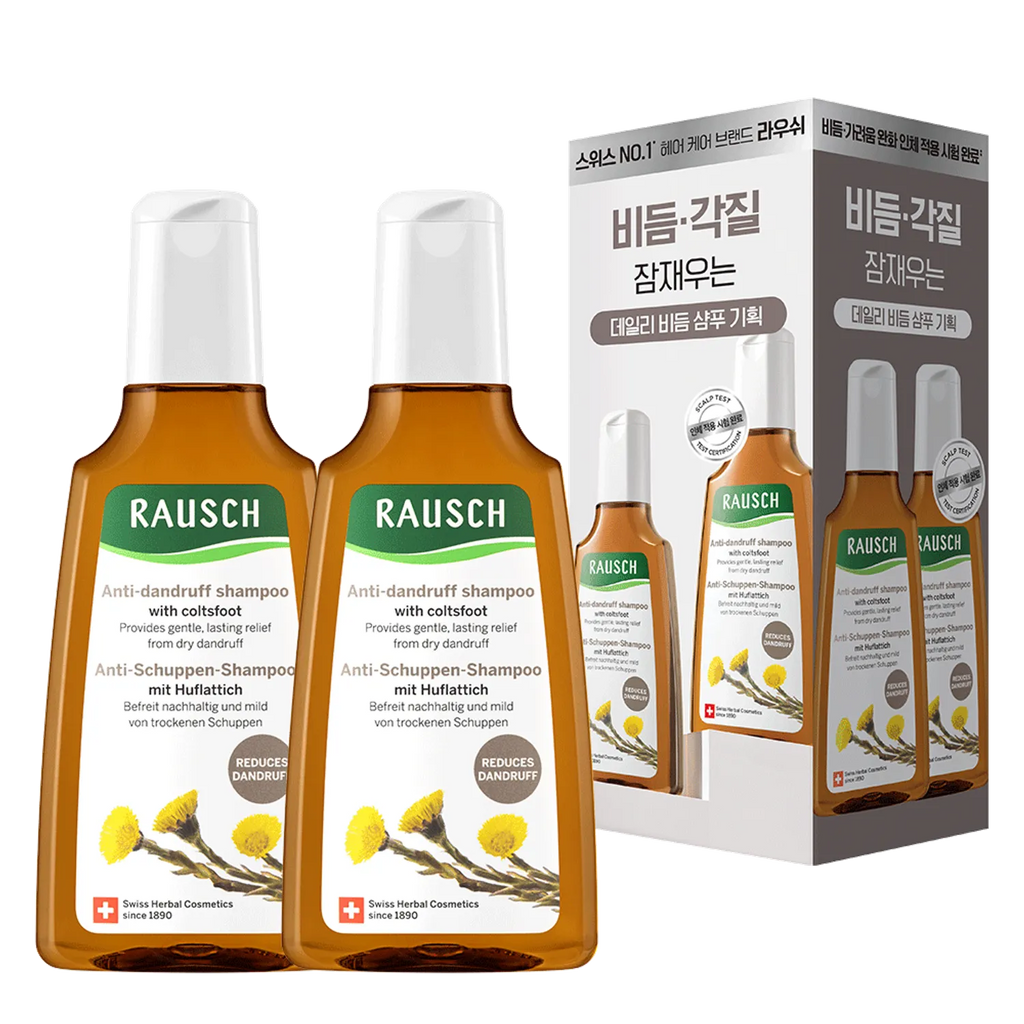 Raush Coltsfoot Anti-Dandruff Shampoo 200ml Duo Set