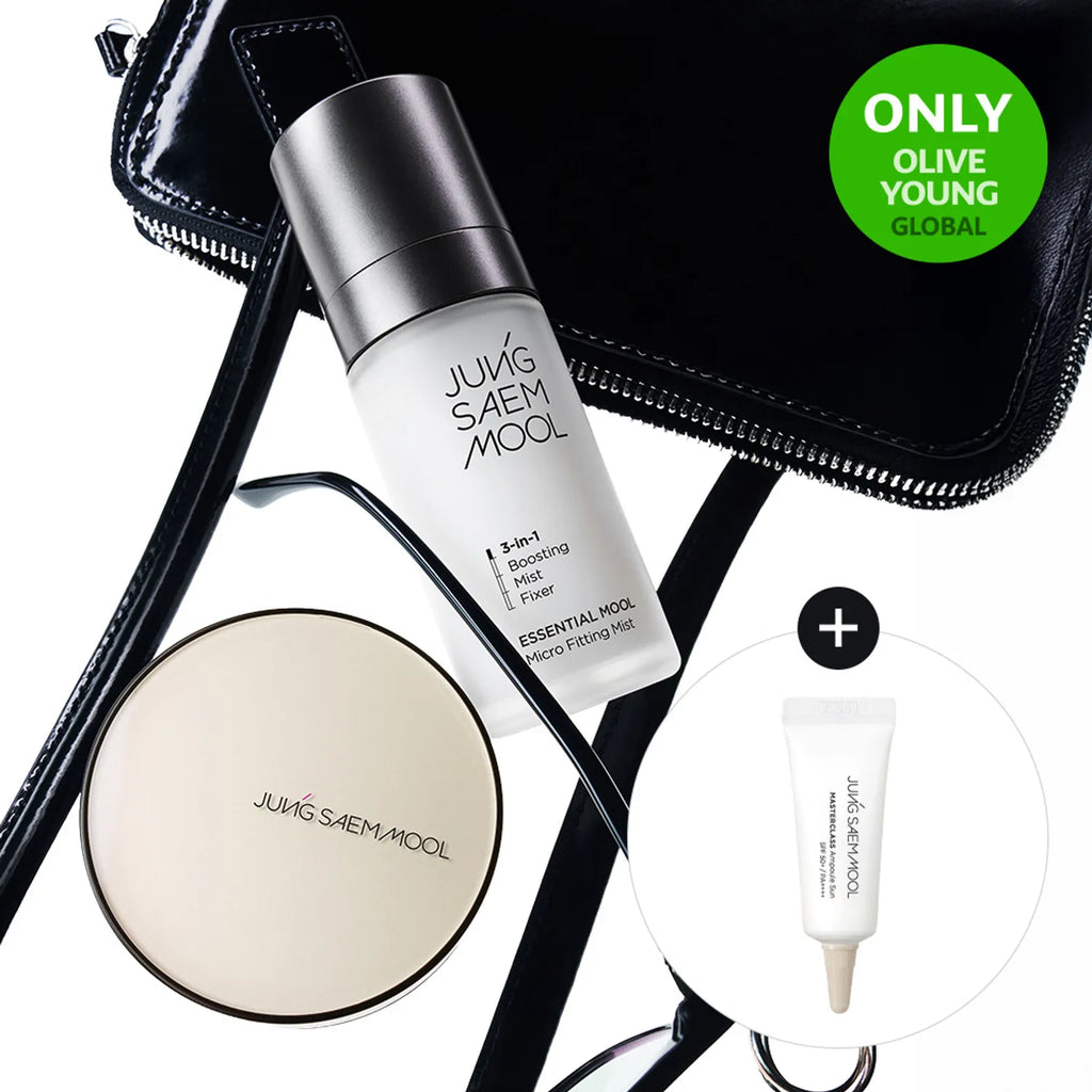 JUNGSAEMMOOL Essential Skin Nuder Cushion & Mist Special Set (+Gel Pad 2P*3ea) (3 Shades)