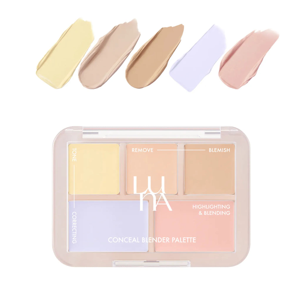LUNA Conceal Blender Palette Clear Cover 6g (5 Shades)