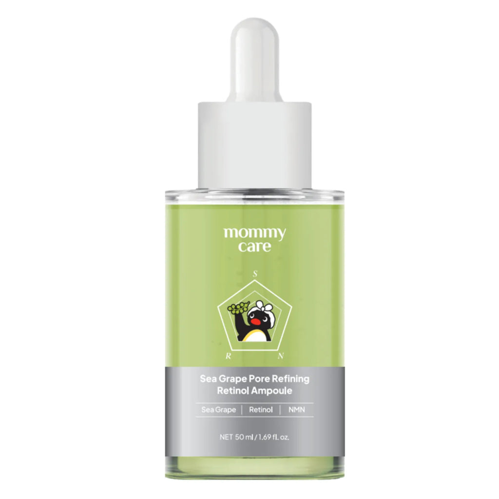 [Pingu Edition] mommycare Sea Grape Pore Lifting Retinol Ampoule 50ml Refill Set (+Refill 50ml+Pingu Keyring)