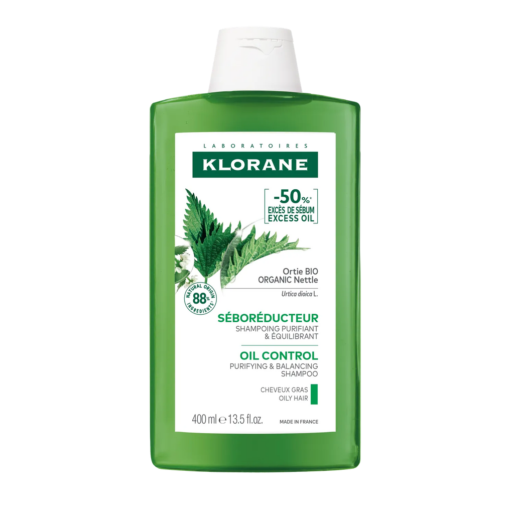 KLORANE Nettle No Sebum Shampoo 400mL (for oily scalp)