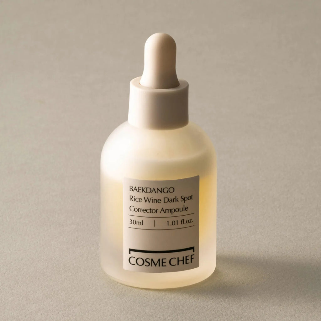 Cosme Chef Baekdango Rice Wine Dark Spot Corrector Ampoule 30ml