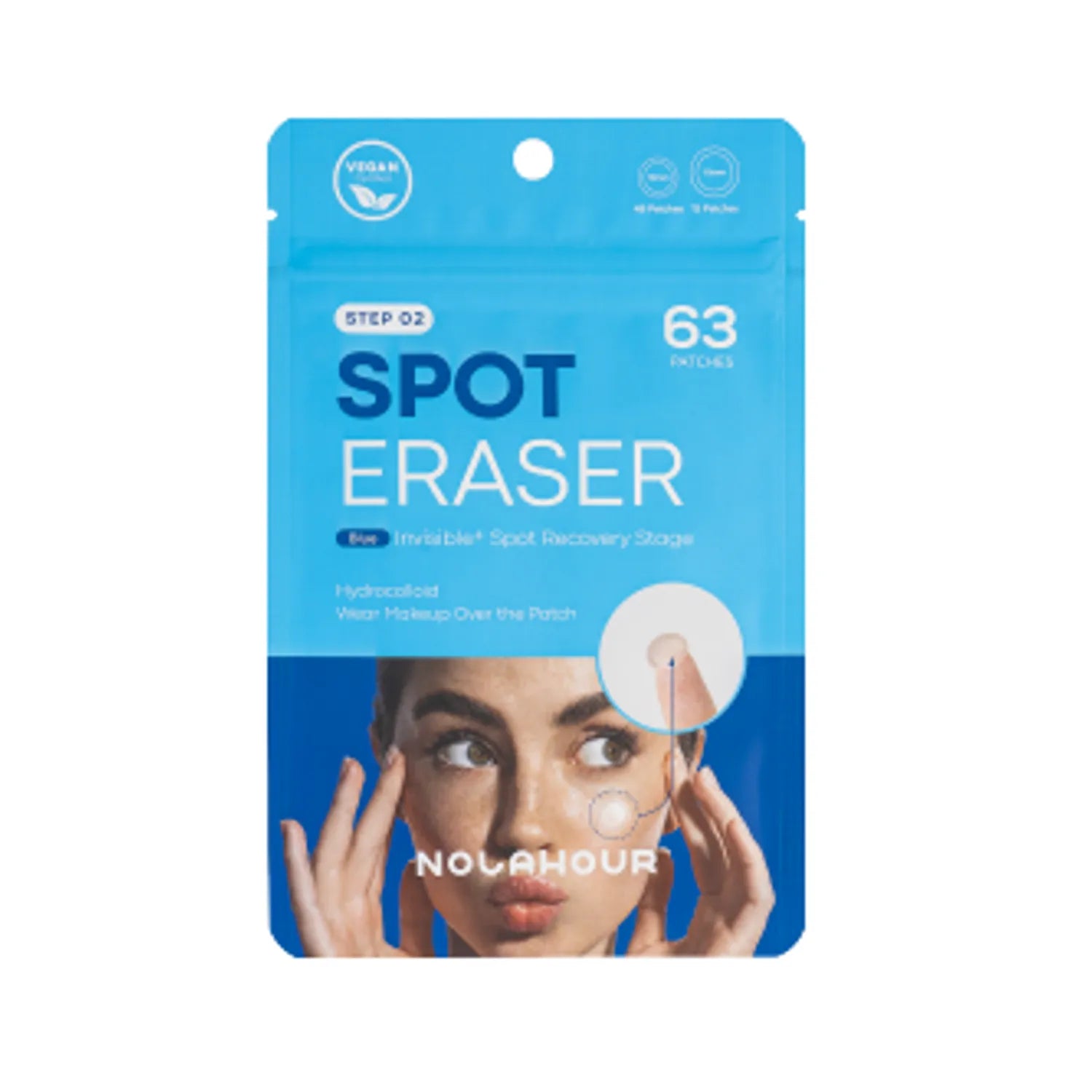 NOLAHOUR Vegan Spot Eraser Patch Step 2 Blue