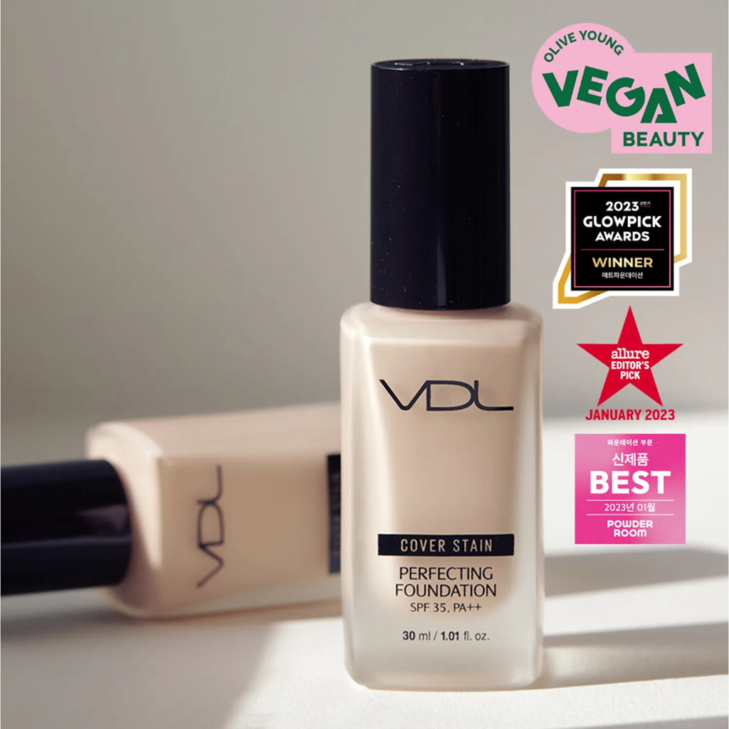 VDL Cover Stain Perfecting Foundation 30ml (SPF35, PA++) (Set/Single) (7 Shades)