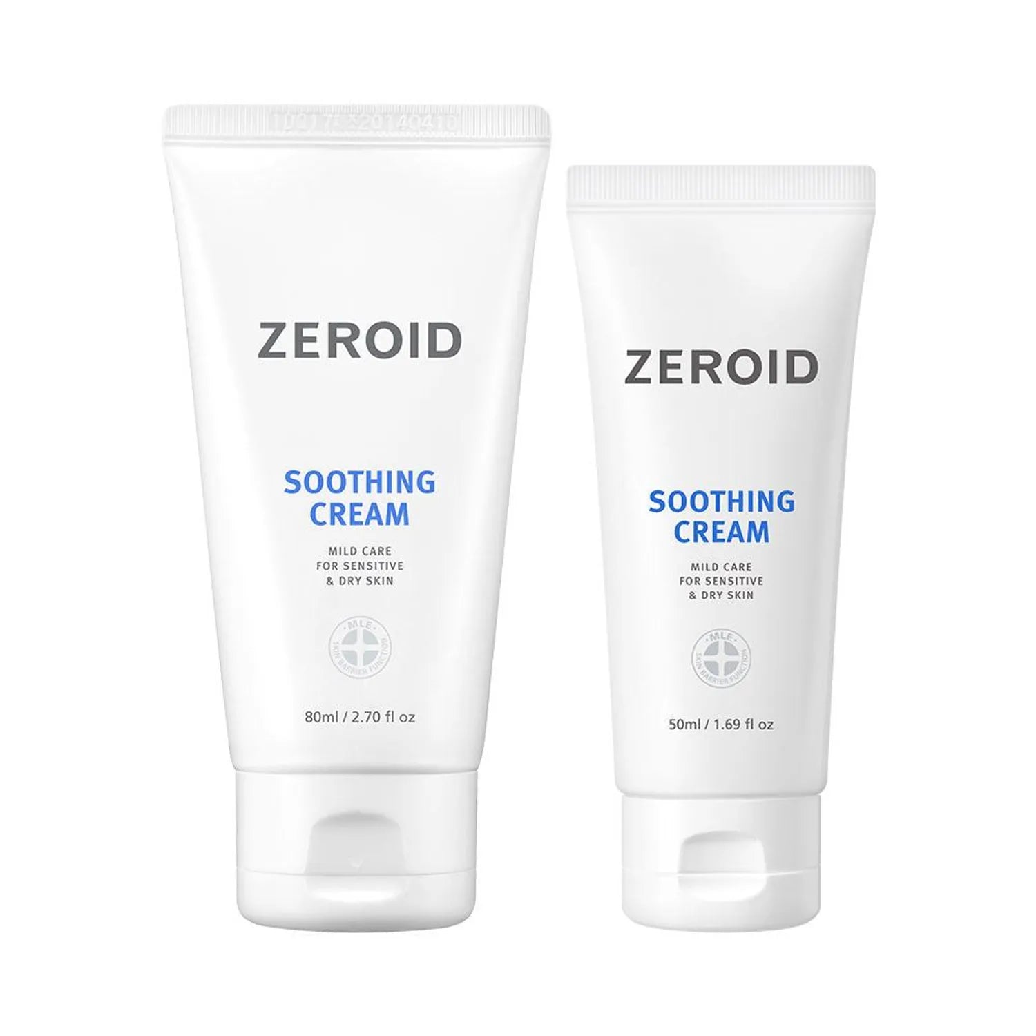 ZEROID Soothing Cream 80ml Set (+50ml)
