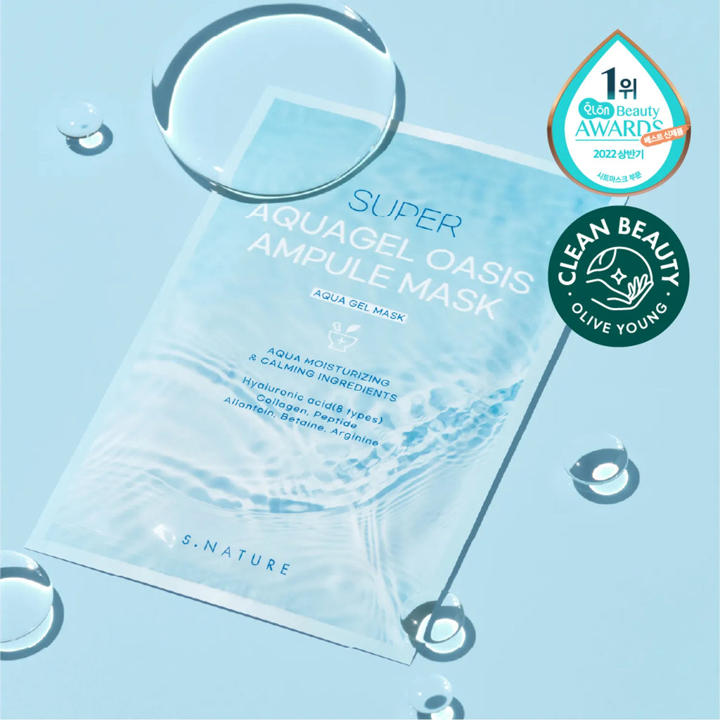 S. NATURE Super Aqua Gel Oasis Ampule Mask Sheet 1P