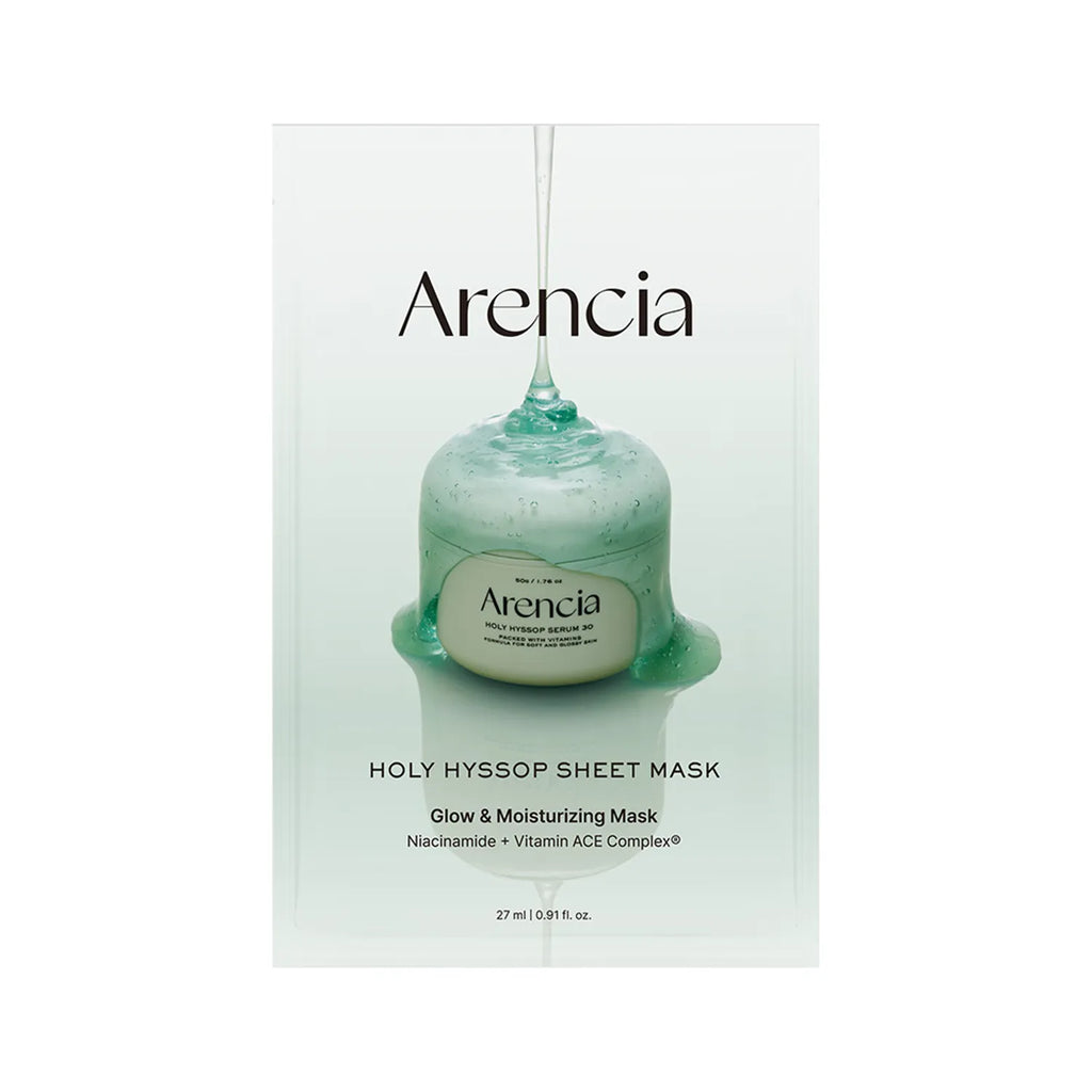 Arencia Holy Hyssop Sheet Mask 1ea