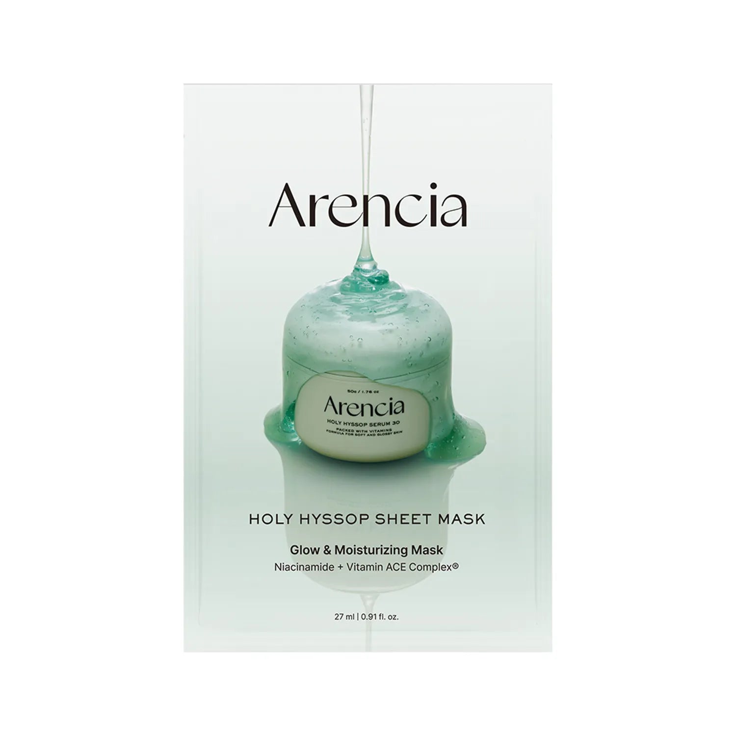 Arencia Holy Hyssop Sheet Mask 1ea