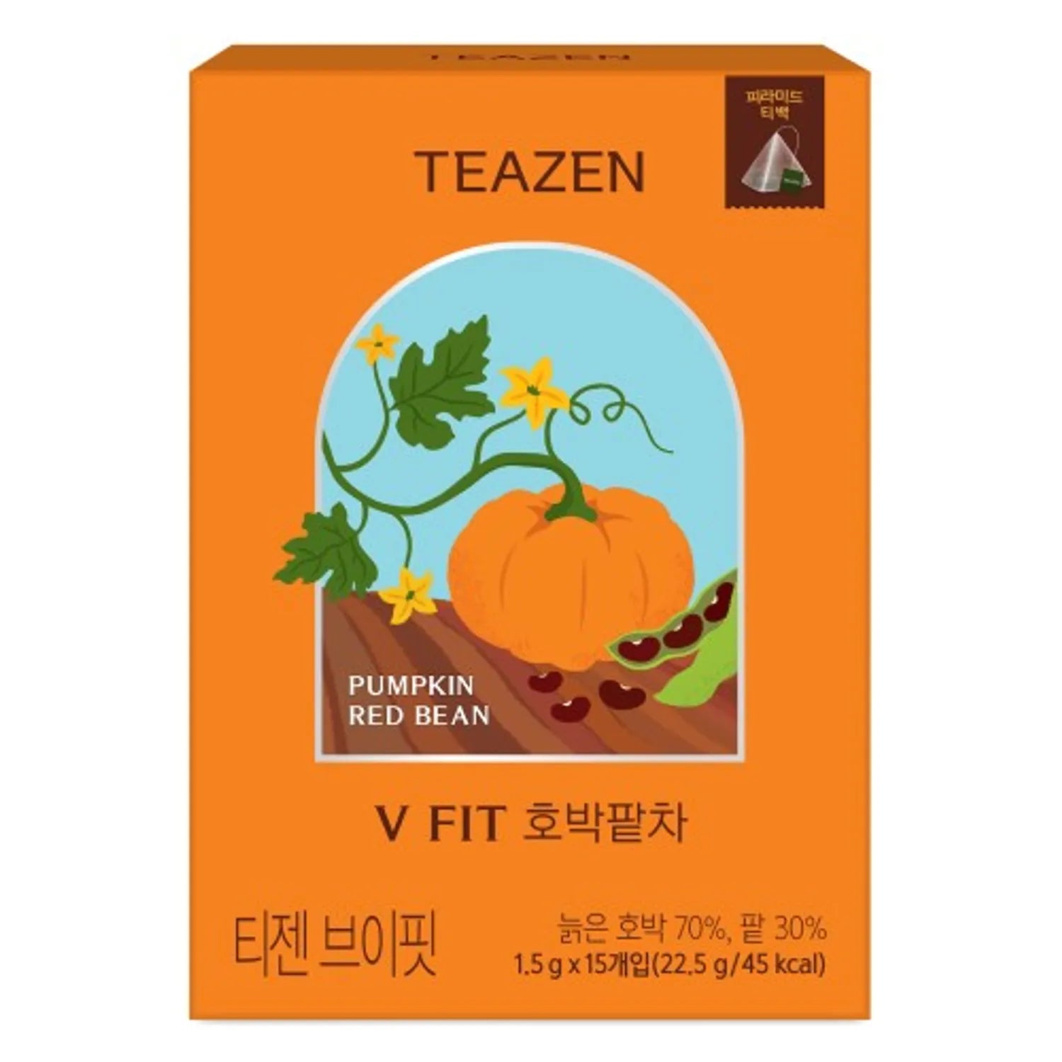 Teazen V-Fit Pumpkin Red Bean Tea 15T