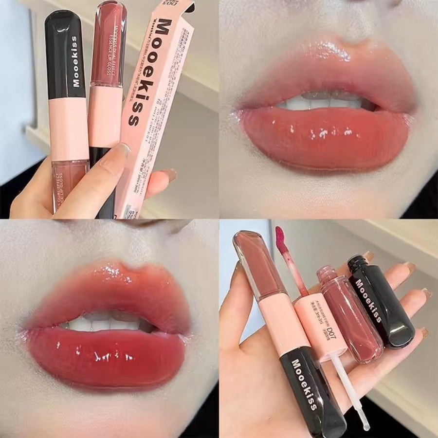 MUKESI Dual Essence Lip Glaze D02 Sea Salt Mocha