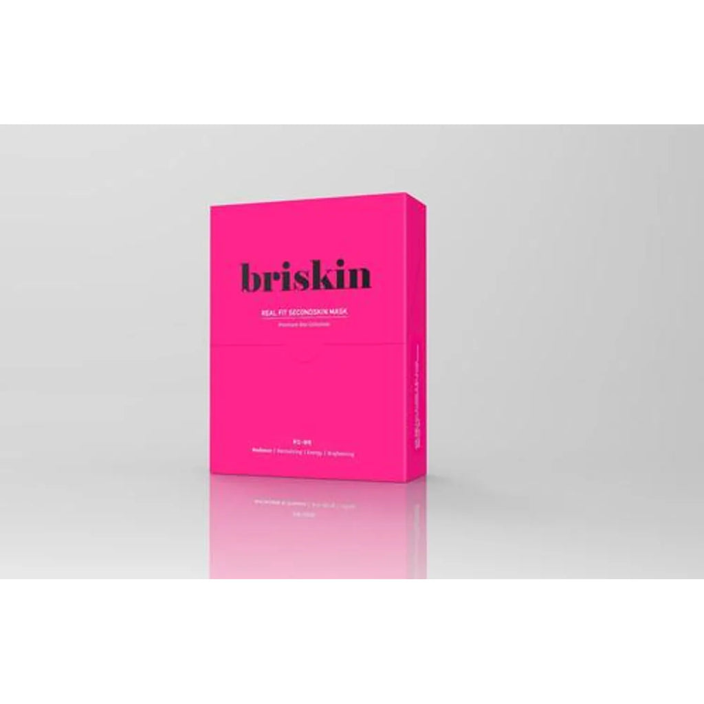 Briskin Real Fit Second Skin Mask Sheet Radiance 10 Sheets