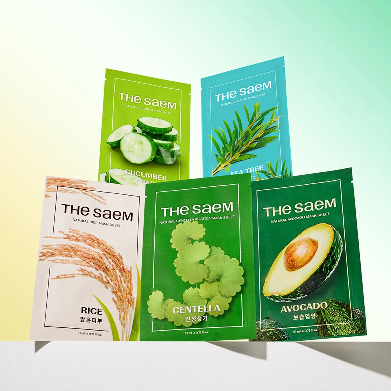 The SAEM Natural Centella Asiatica Mask Sheet 1ea