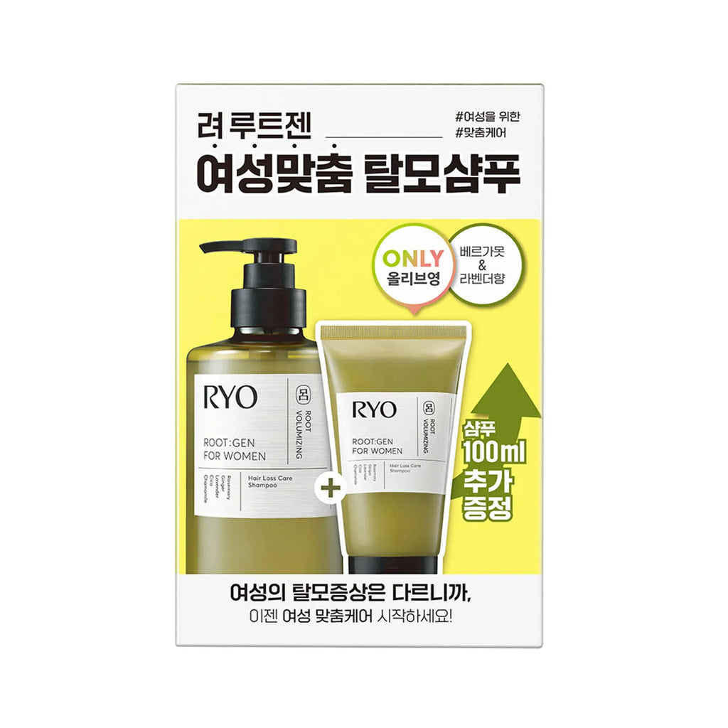 Ryo Root:Gen Scalp Care Shampoo for women 353mL Special Set (+100mL) Choose 1 out
