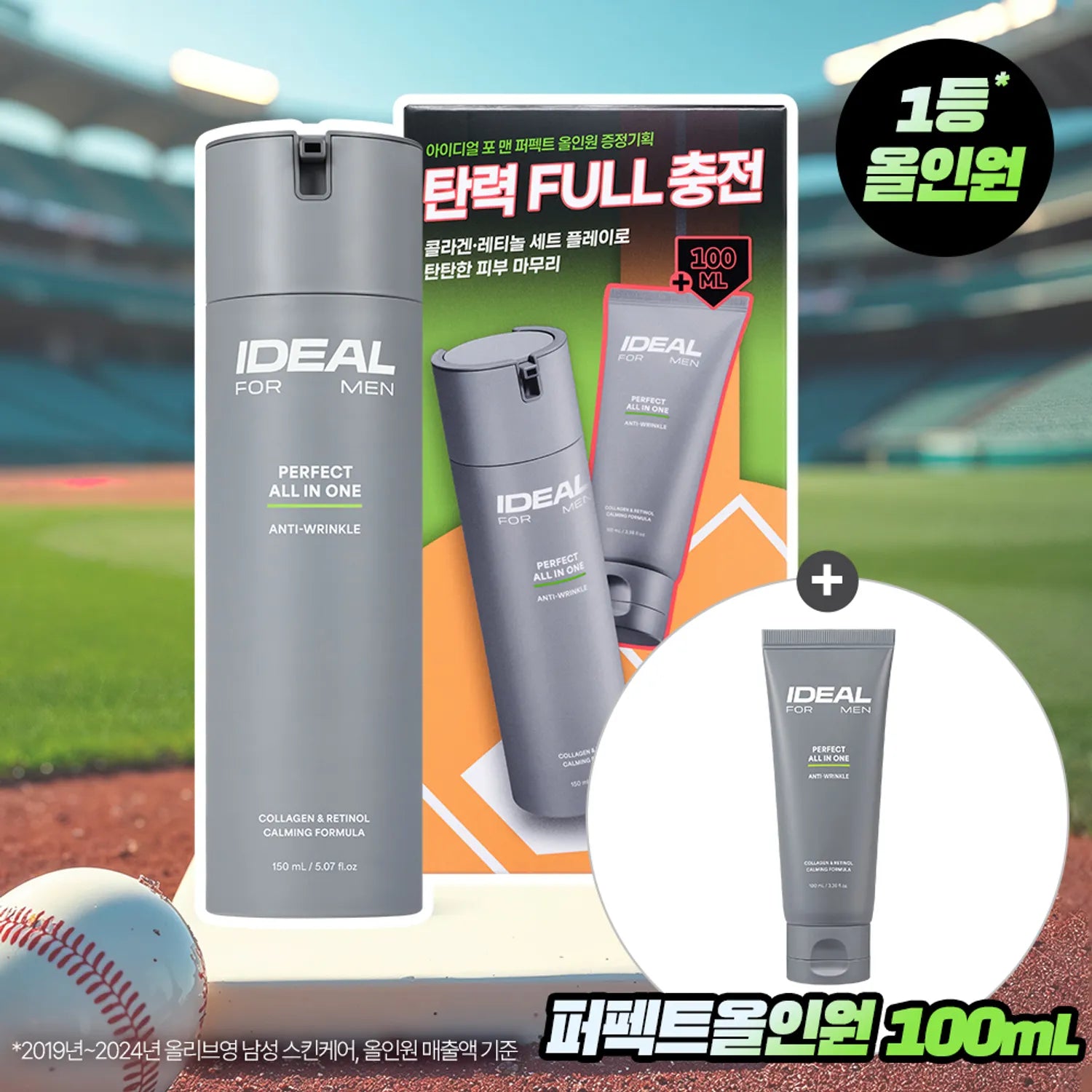 Ideal for Men Perfect All In One 150ml Set (+100ml)