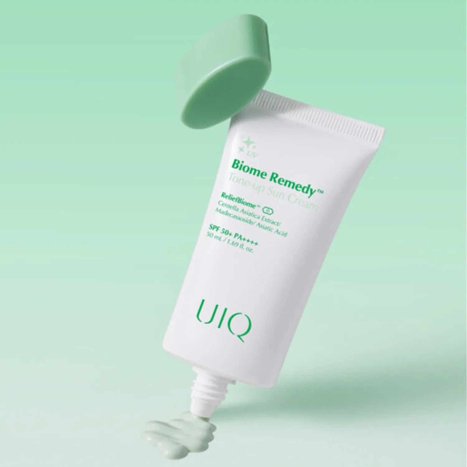 UIQ Biome Remedy Tone-up Sun Cream Green 50ml