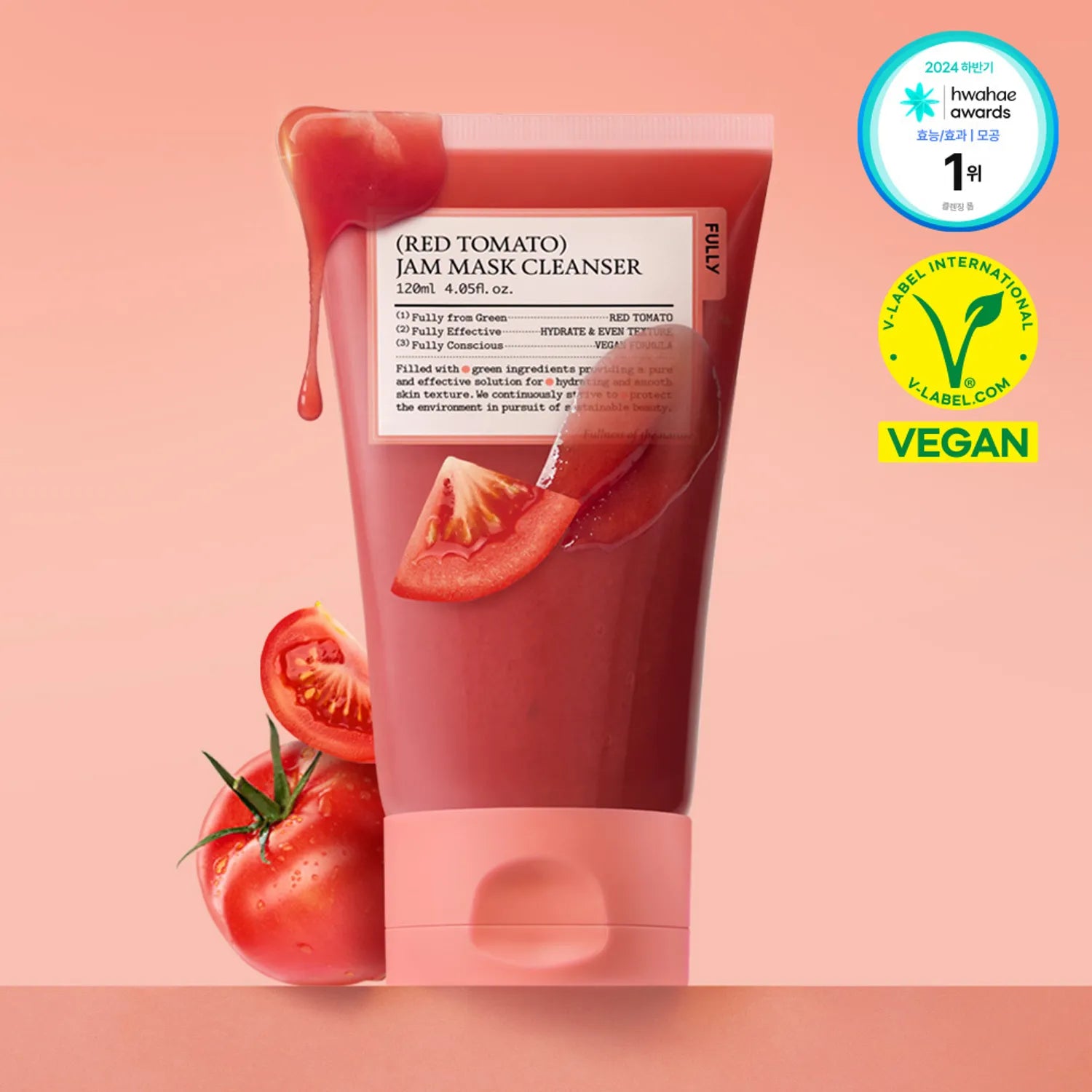 fully Pack Cleanser 120ml &ndash; Green Tomato/ Red Tomato/ Rice Dough