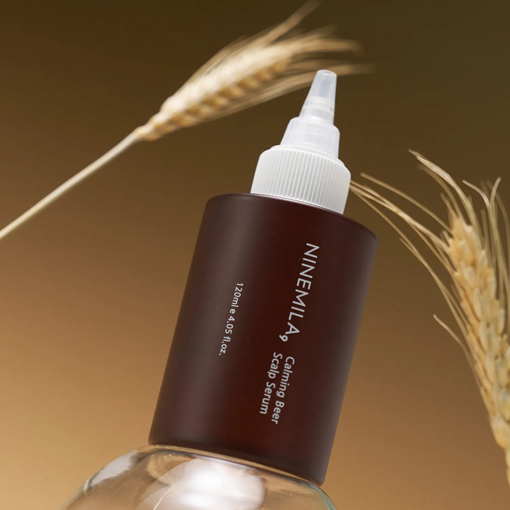 NINEMILA Calming Beer Scalp Serum 120ml Set (+Shampoo 60ml)