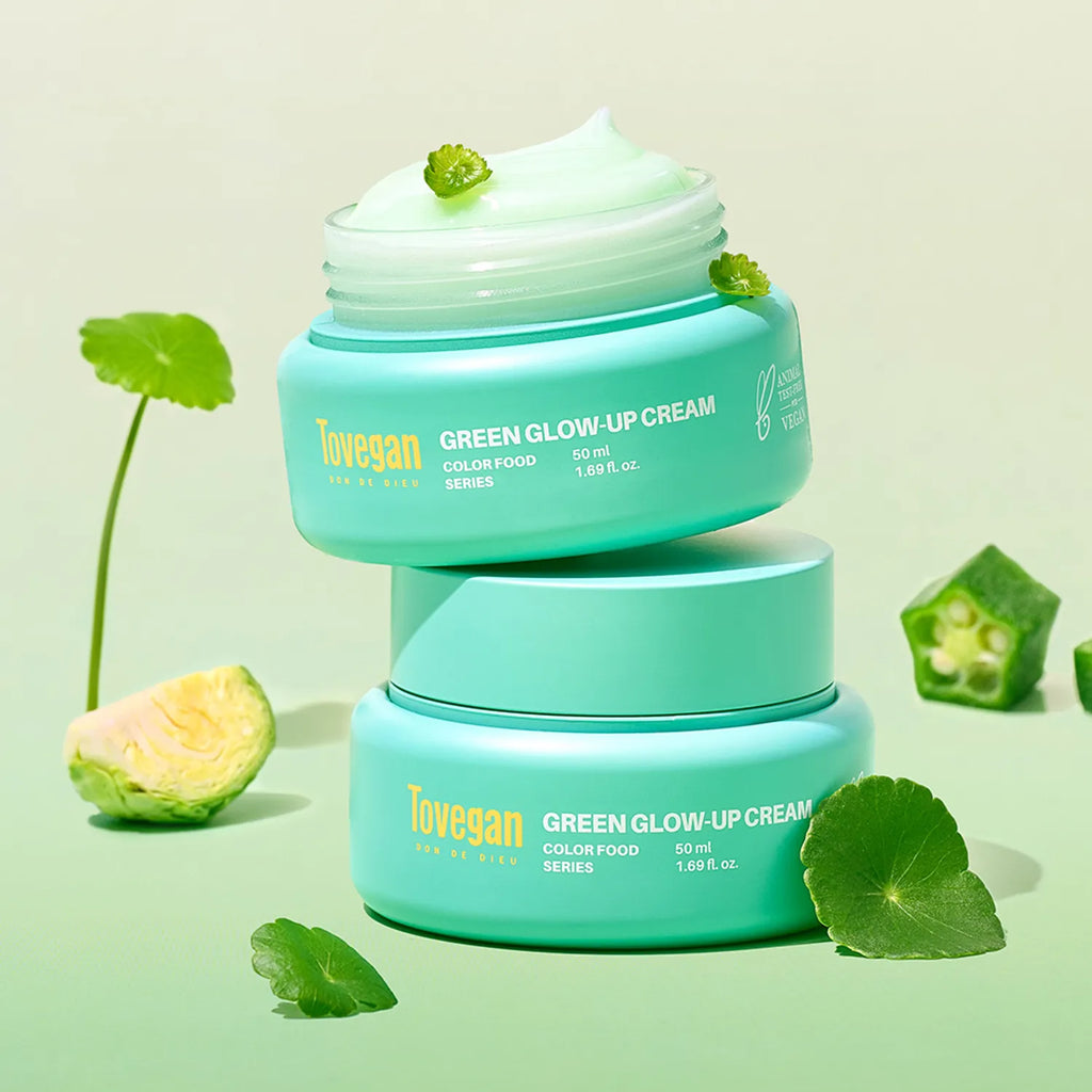 Tovegan Color Food Series Green Glow-Up Cream 50ml