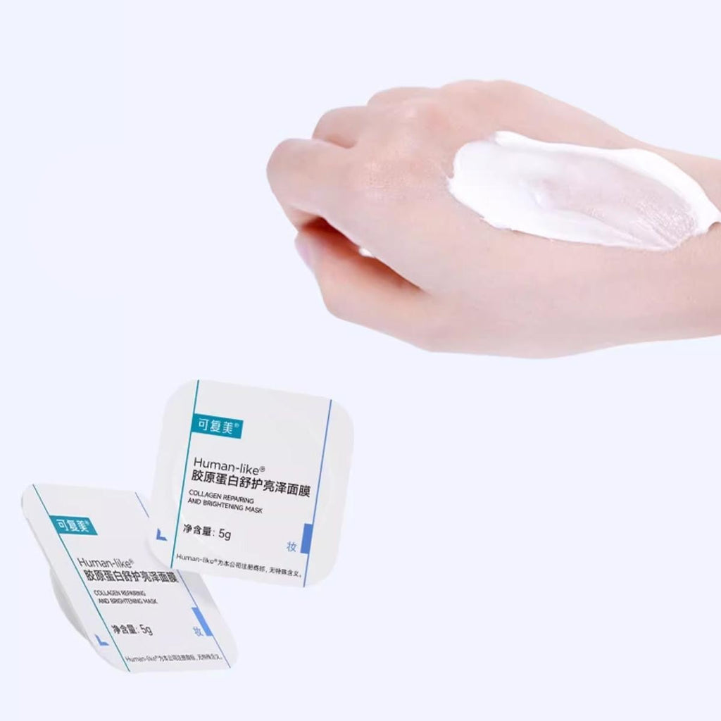 KOMFYMED Human-Like Collagen Repairing and Brightening Mask, 10pcs