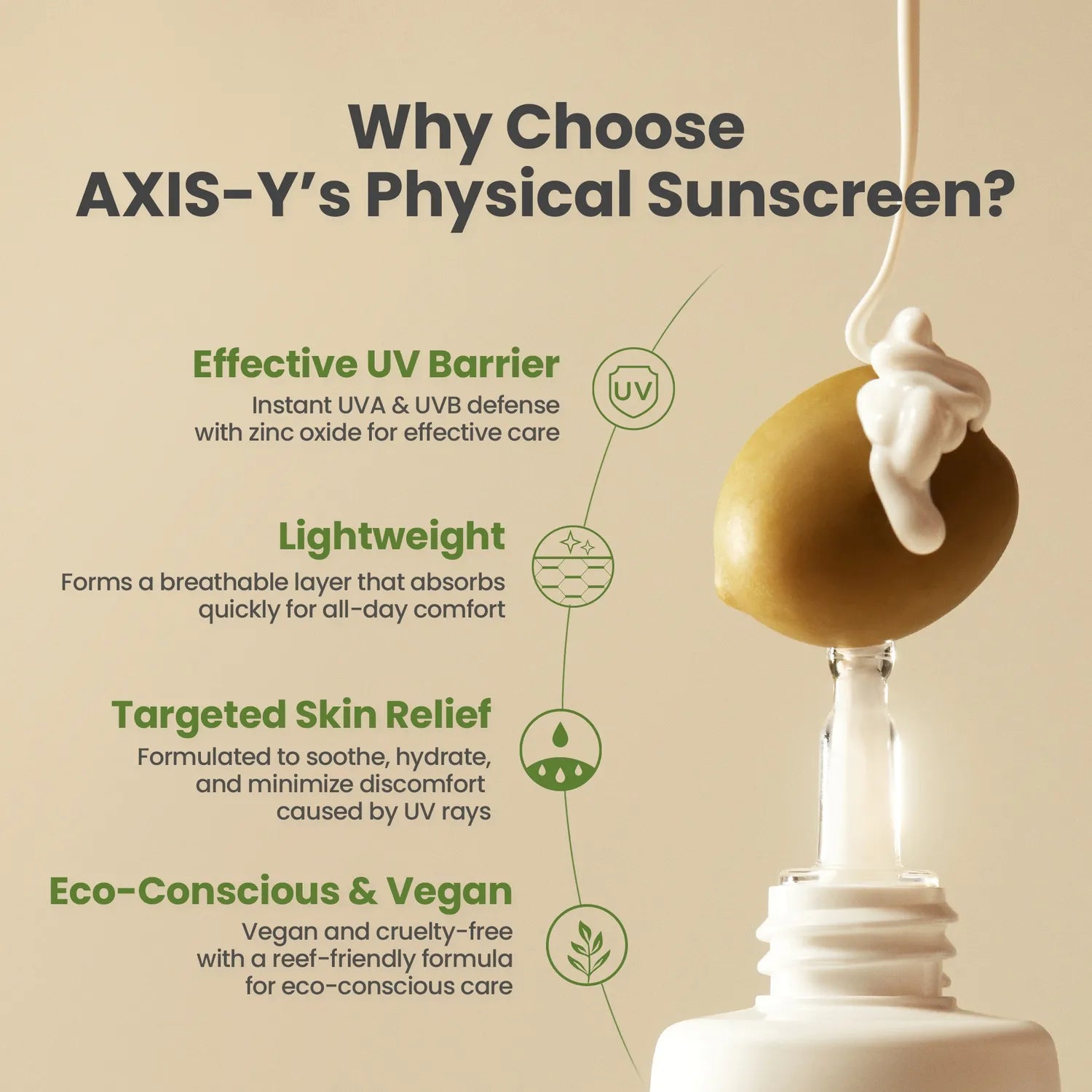AXIS-Y Complete No-Stress Physical Sunscreen 50mL