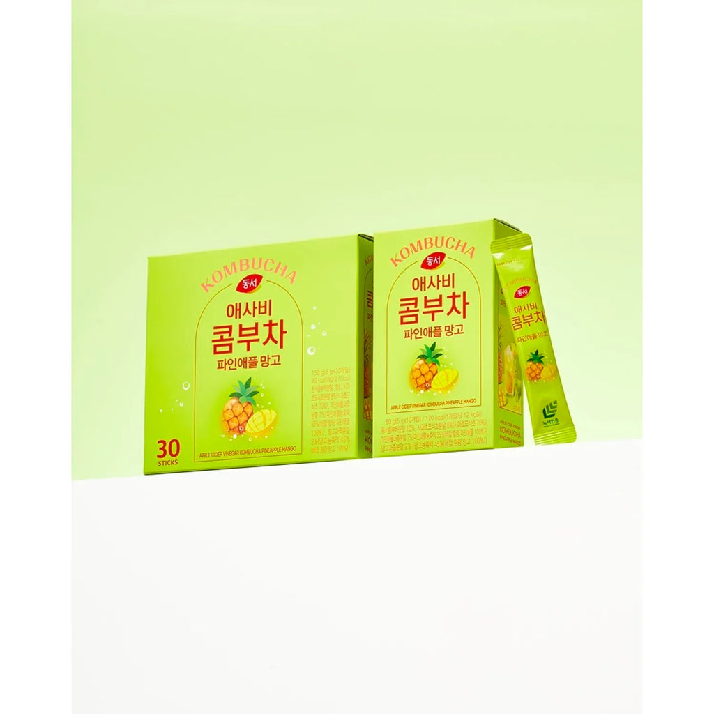 Dongsuh Apple Cider Vinegar Kombucha Pineapple Mango 150g (30 Sticks)