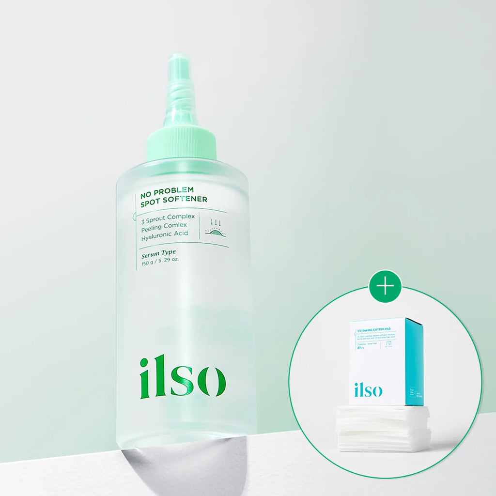 ilso No Trouble'm Spot Softener 150g Set (+40 Cotton Pads)