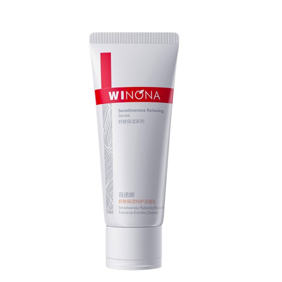 WINONA Moisturizing Cleansing Foam 3.527oz/100g， Face Foam Cleanser,Deep Cleansing, Hydrating and Moisturizing for Sensitive Skin
