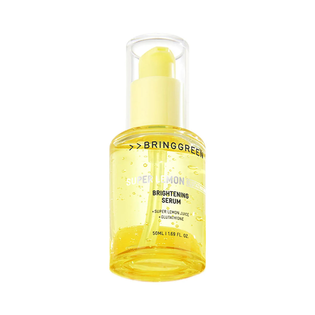 BRINGGREEN Super Lemon Glutathione Brightening Serum 50ml Set (+Night Activator 7 Sticks)