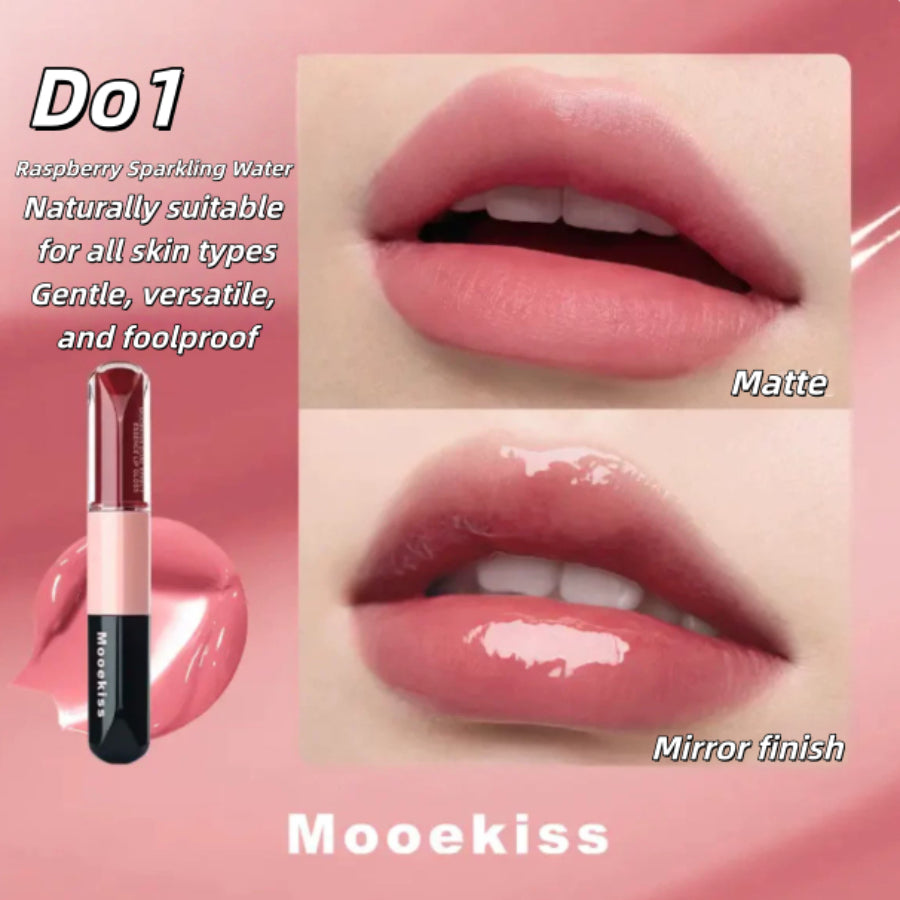 MUKESI Dual Essence Lip Glaze D01 Raspberry Soda