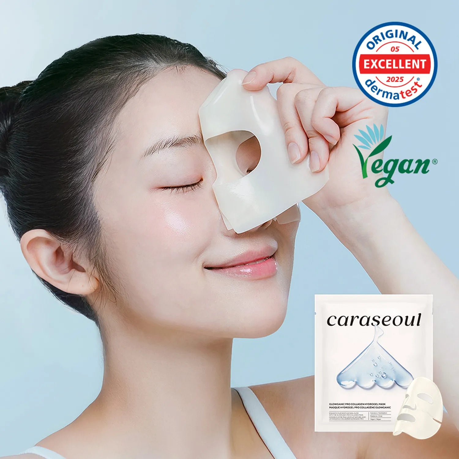 caraseoul Glowganic Pro Collagen Hydrogel Mask Sheet 4P