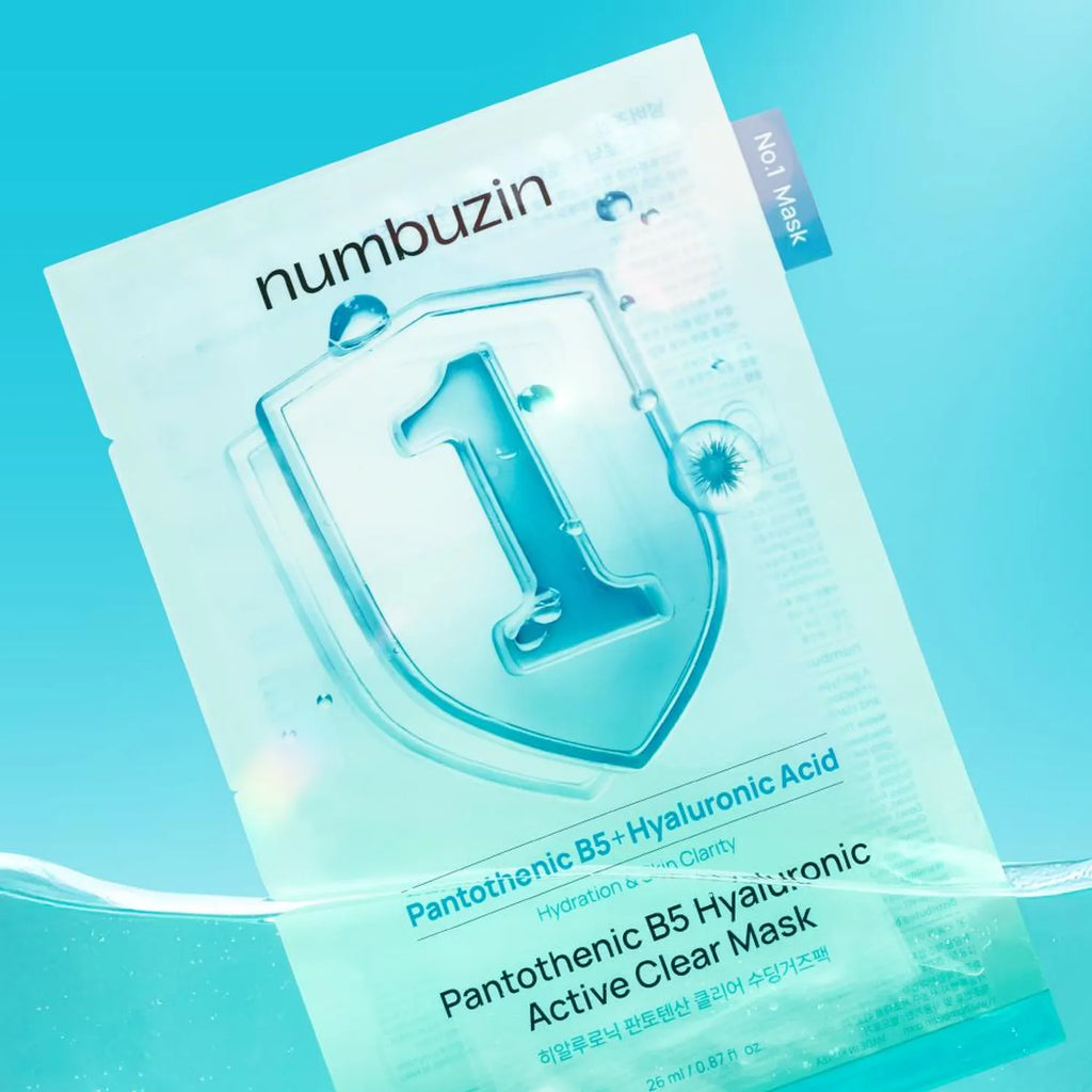 numbuzin No.1 Pantothenic B5 Hyaluronic Active Clear Mask 5ea Set (+2ea)