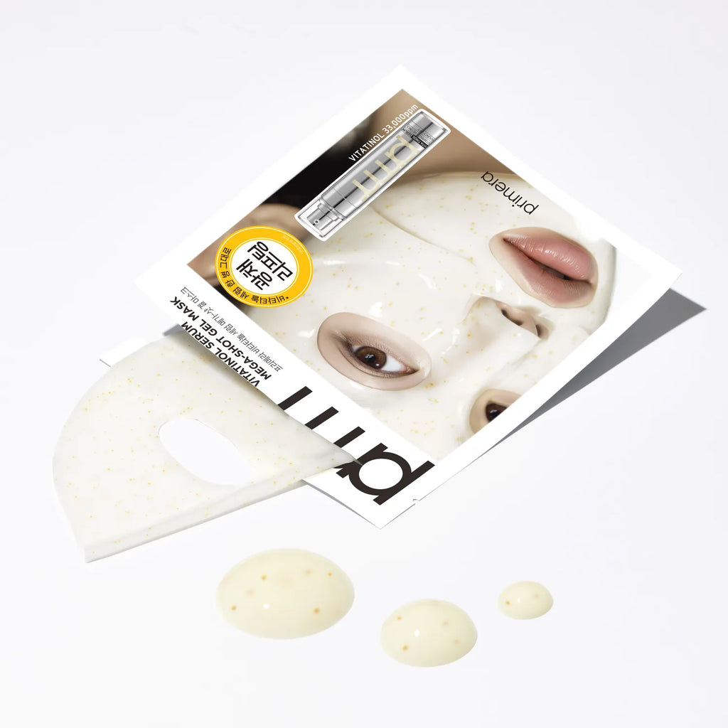 Primera Vitatinol Serum Mega-Shot Gel Mask Sheet 4+1ea Set