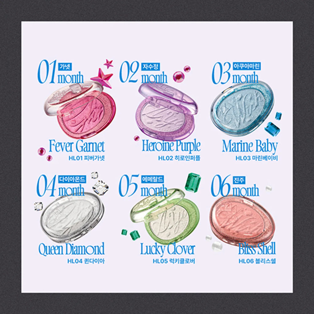 fwee Glitz Stone Highlighter (10 Colors)