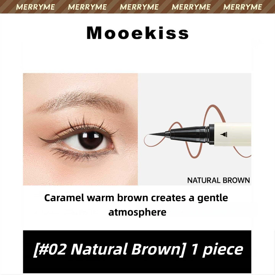 MOOEKISS Liquid Eyeliner #02 Natural Brown