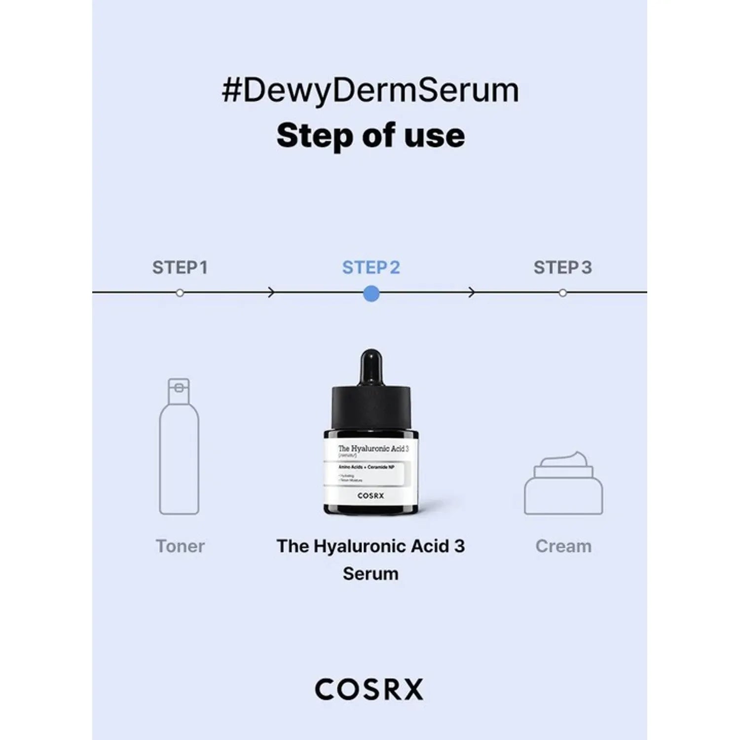 COSRX The Hyaluronic Acid 3 Serum 20mL