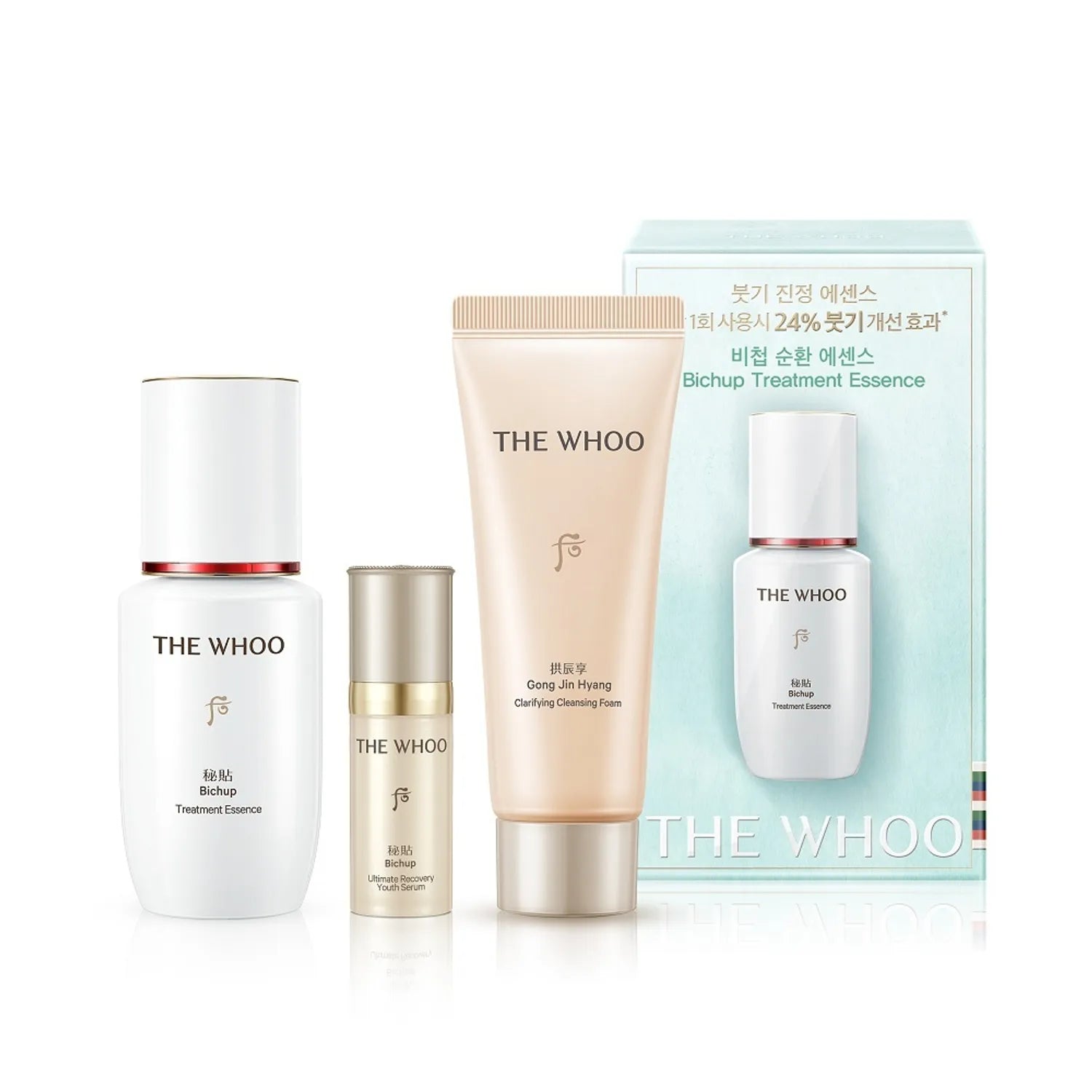 THE WHOO Bichup Treatment Essence 30ml Set (+Essence 10ml+Foam 40ml)