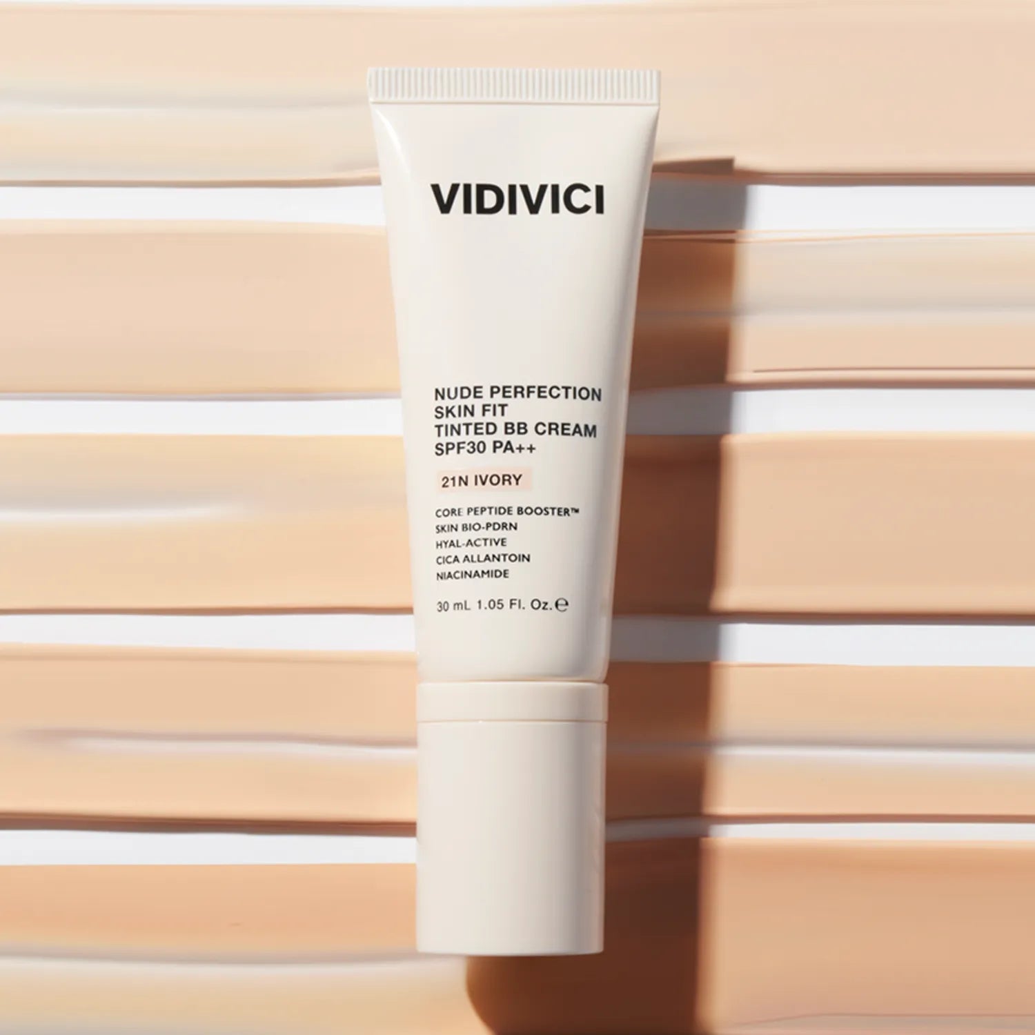 VIDIVICI Nude Perfection Skin Fit SPF30 Tnted BB Cream 30ml Set (+BB Cream Mini 5ml) (5 Colors)