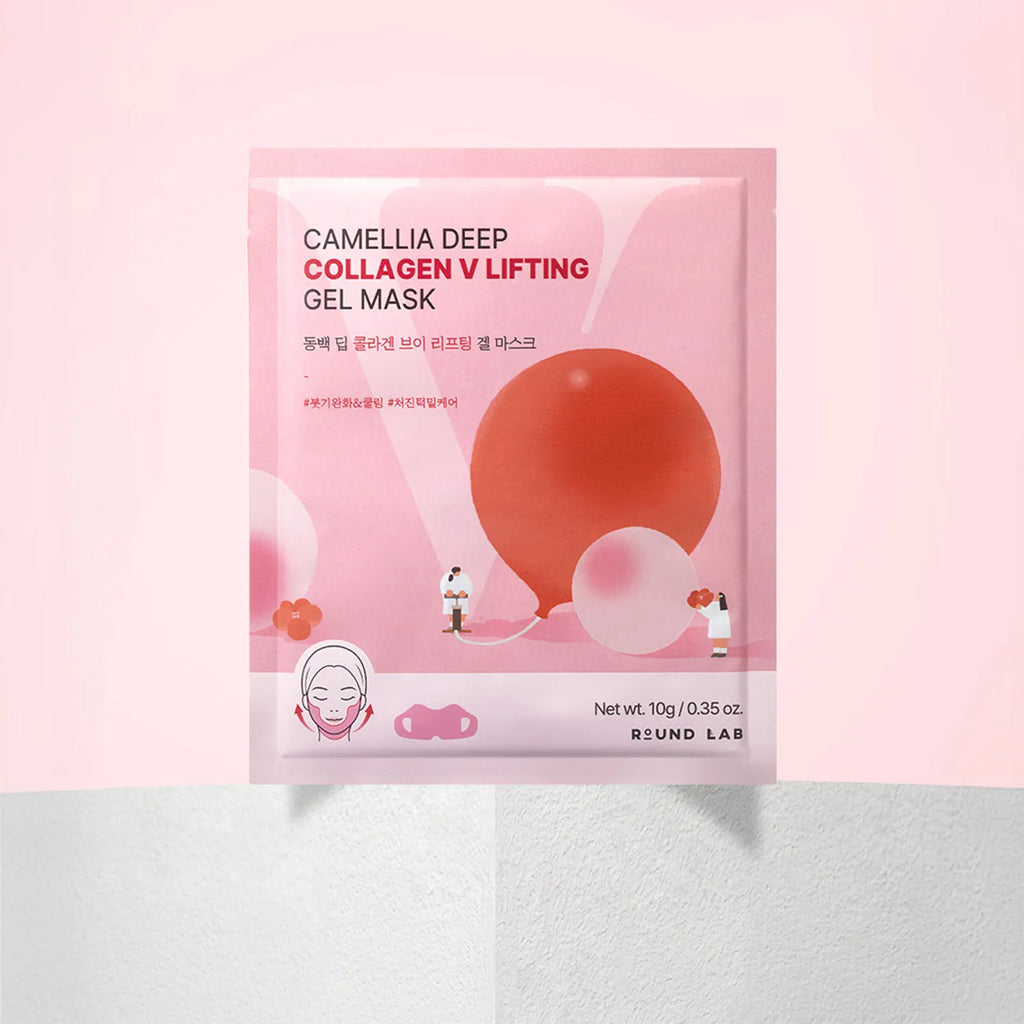 ROUND LAB Camellia Deep Collagen V Lifting Gel Mask Sheet 1ea