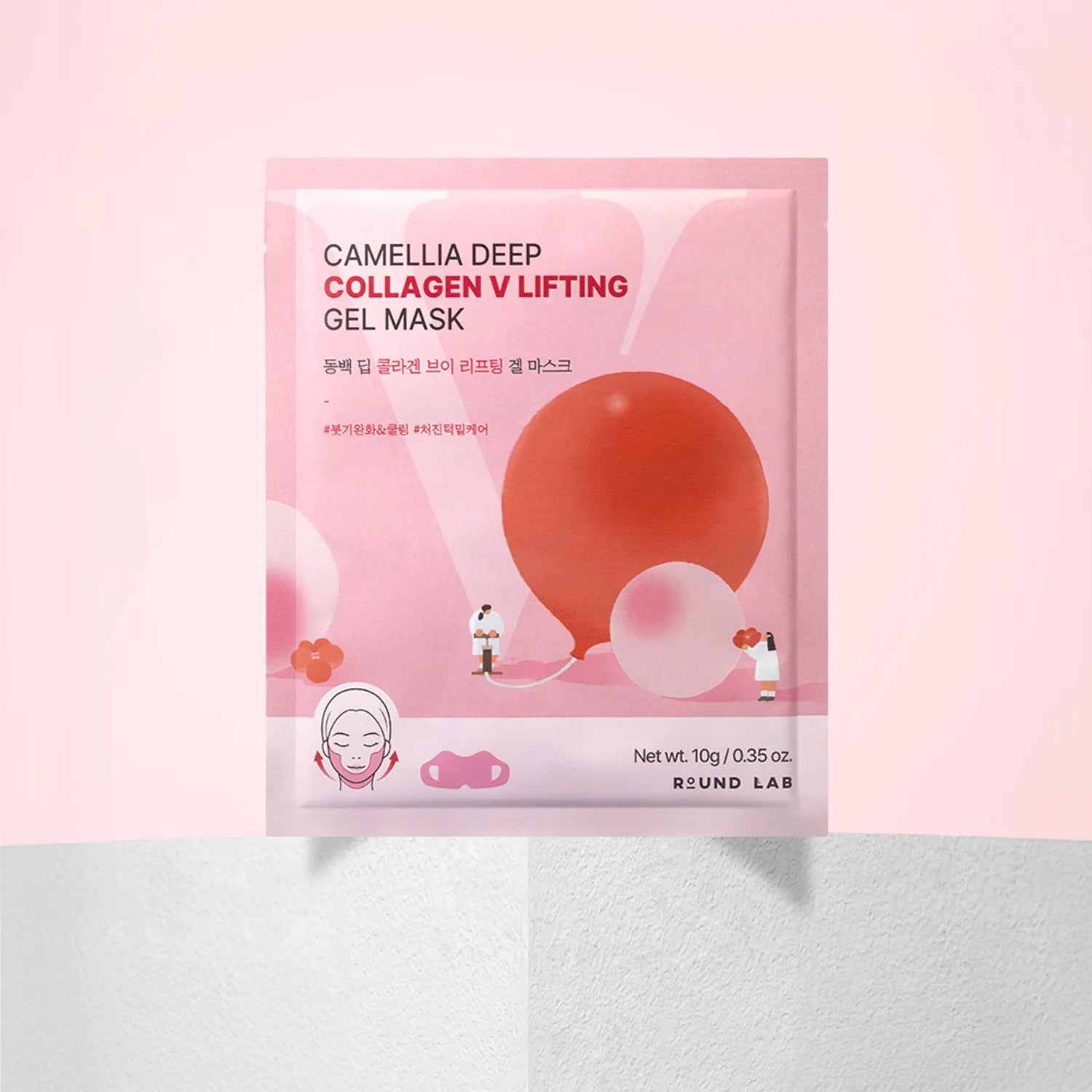ROUND LAB Camellia Deep Collagen V Lifting Gel Mask Sheet 1ea