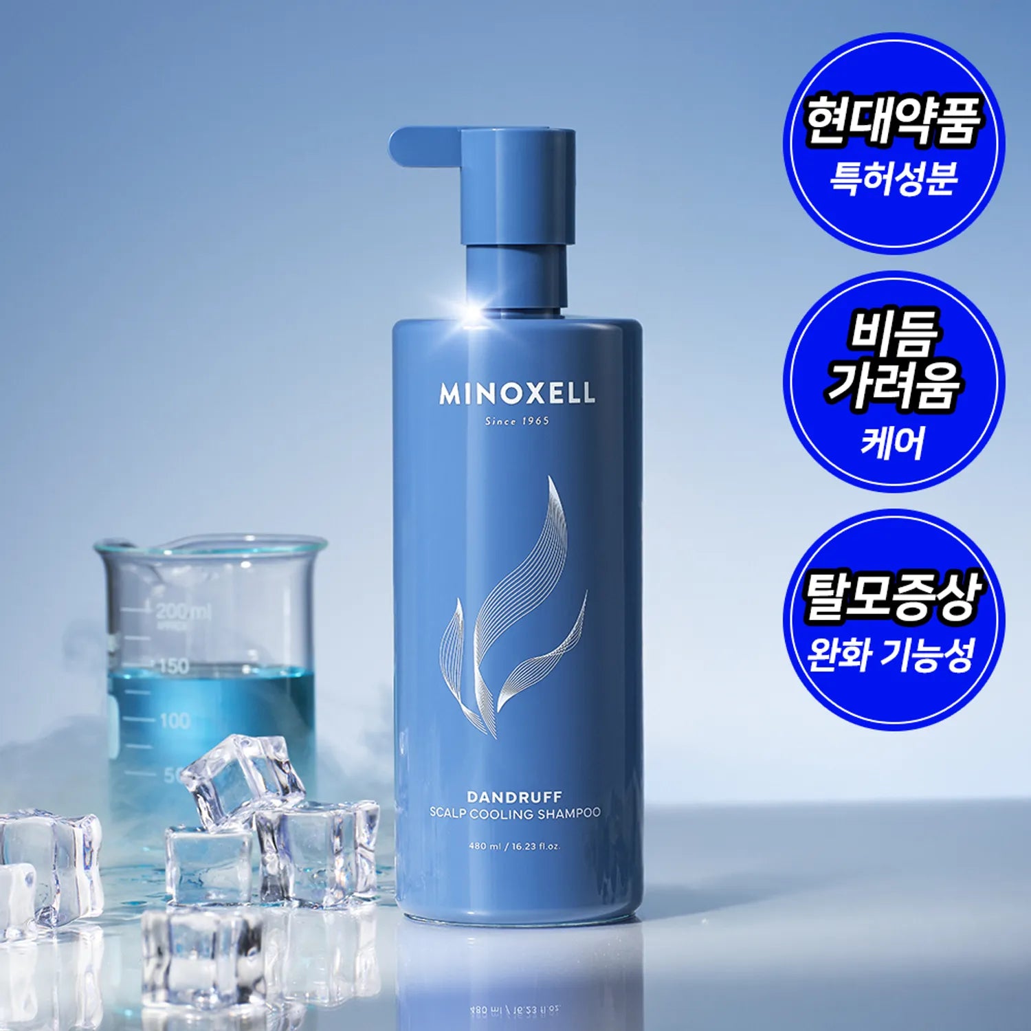 MINOXELL Dandruff Scalp Cooling Shampoo 480ml