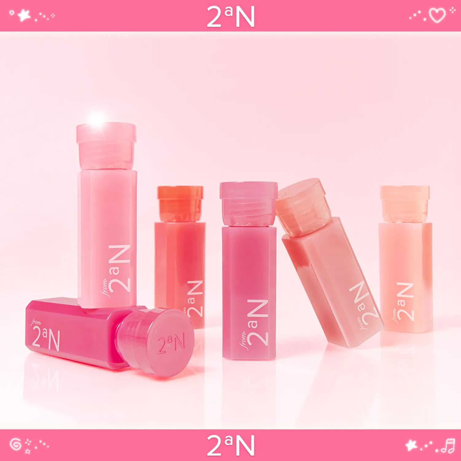 2aN Glaze Bouncing Tint Mini (6 Colors)