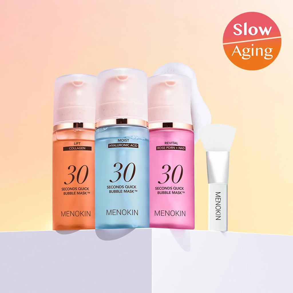 MENOKIN 30 Seconds Quick Bubble Mask Set