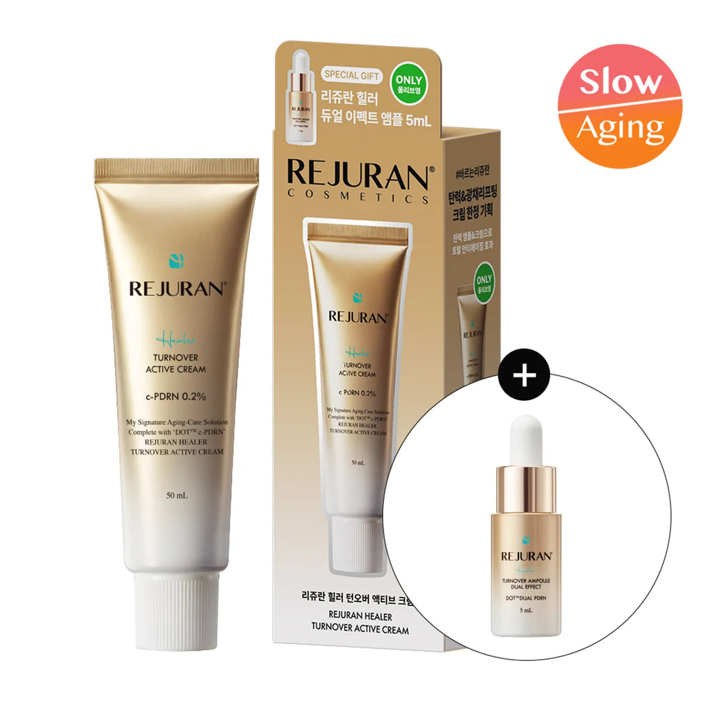 REJURAN Healer Turnover Active Cream 50ml Set (+Turnover Amoule 5ml*1ea)