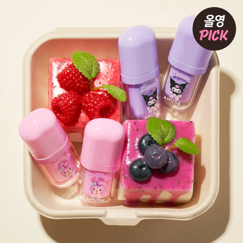 [MY MELODY & KUROMI EDITION] AMUSE Bebe Tint (+Lip Brush, Seal Sticker)