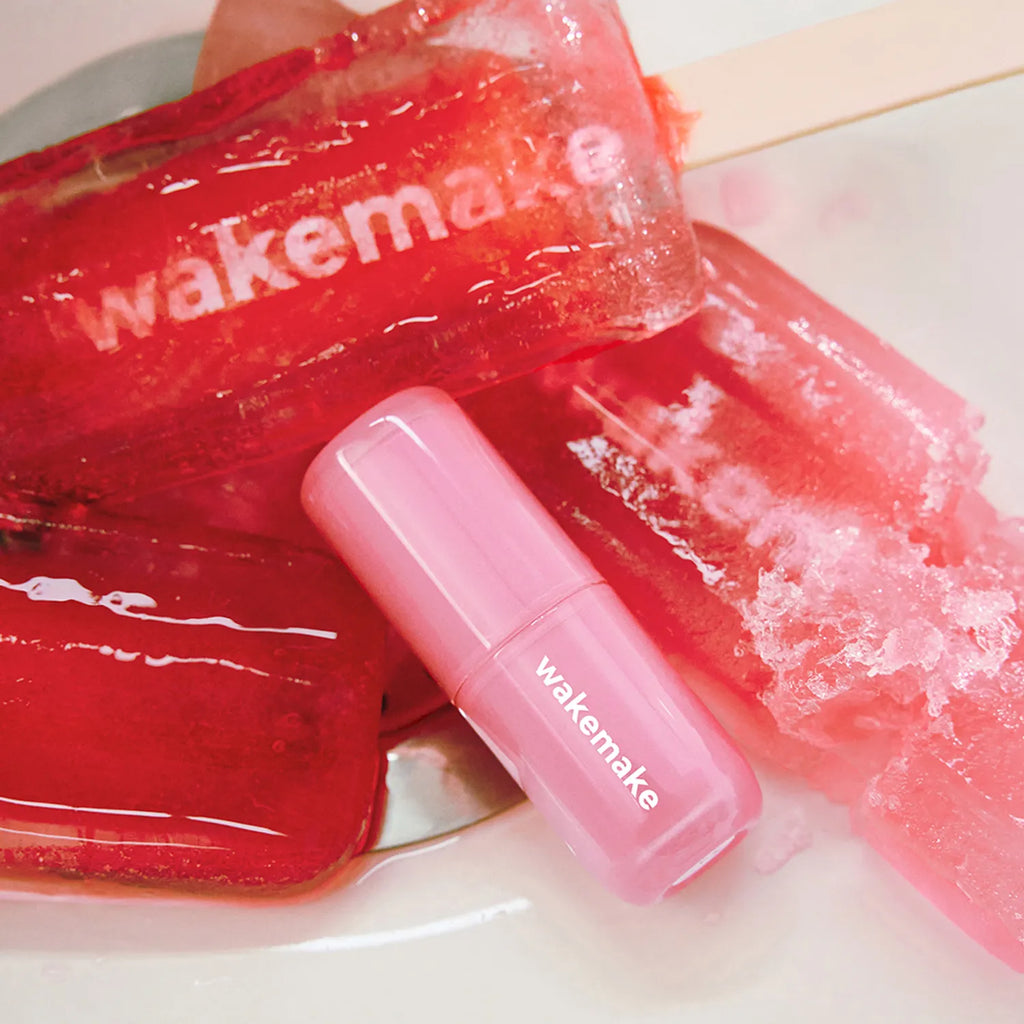 WAKEMAKE Waterfull Glow Tint 4.6g Set (+ Dewy Gel Maxi Gloss Mini Ice Dust)